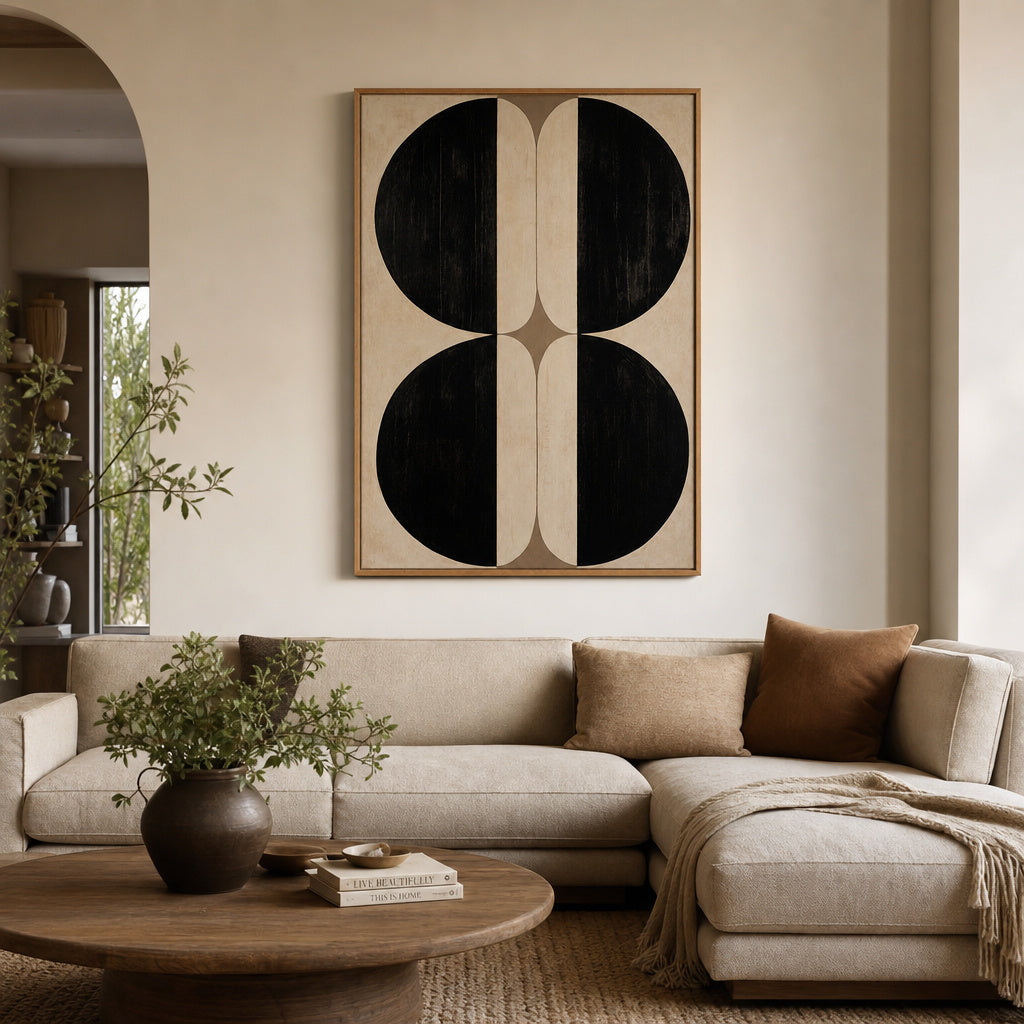 Monochrome Circle Balance