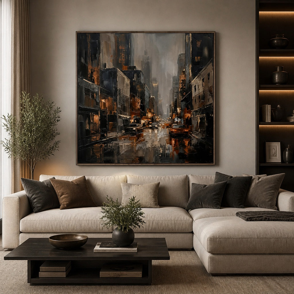 Urban Rain Reflection
