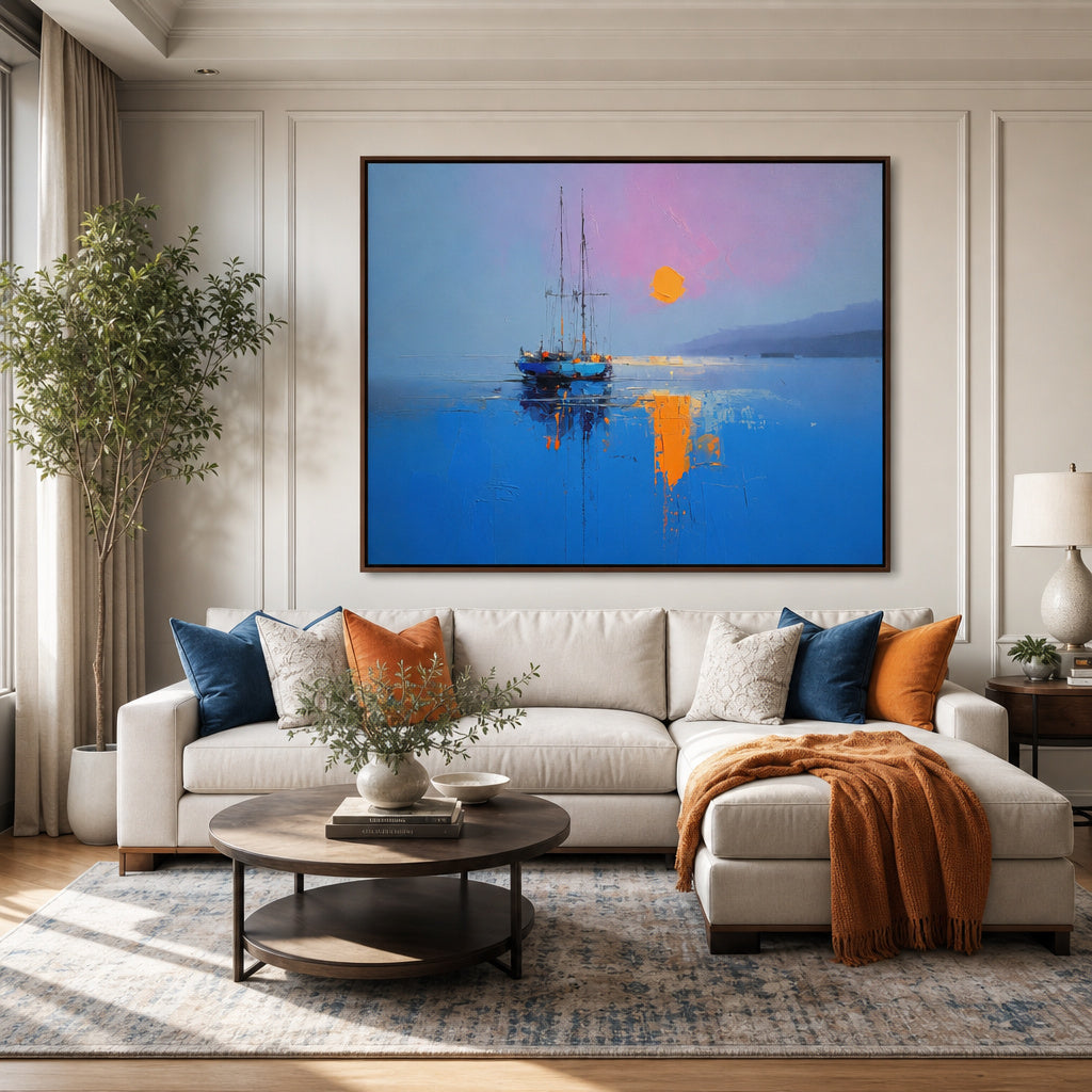 Sailboat Sunset Reflections