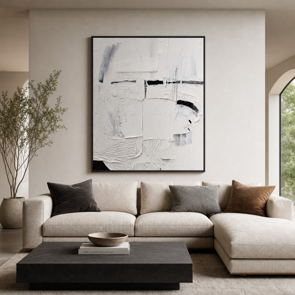 Monochrome Abstract Layers