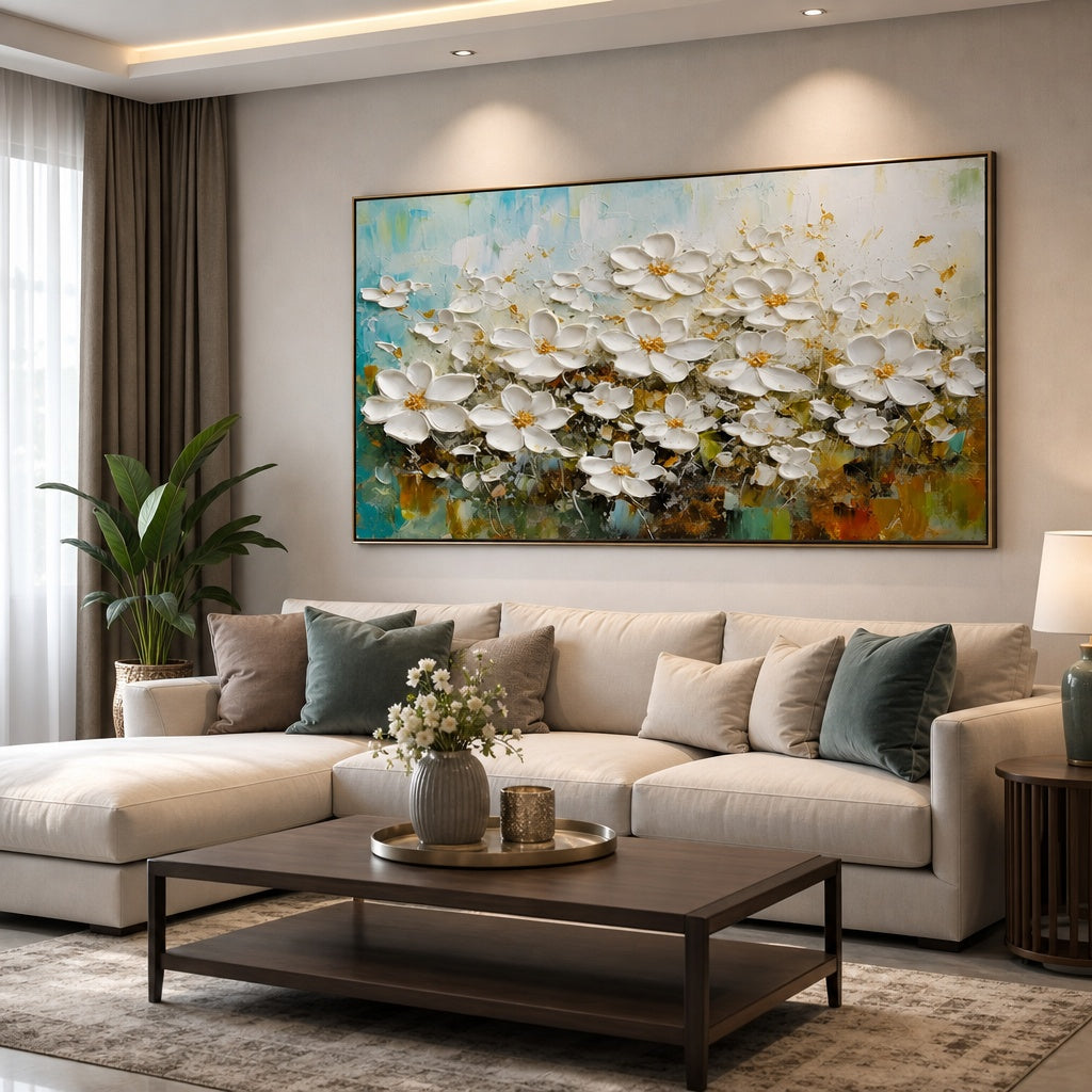 White Blossom Coastal Harmony