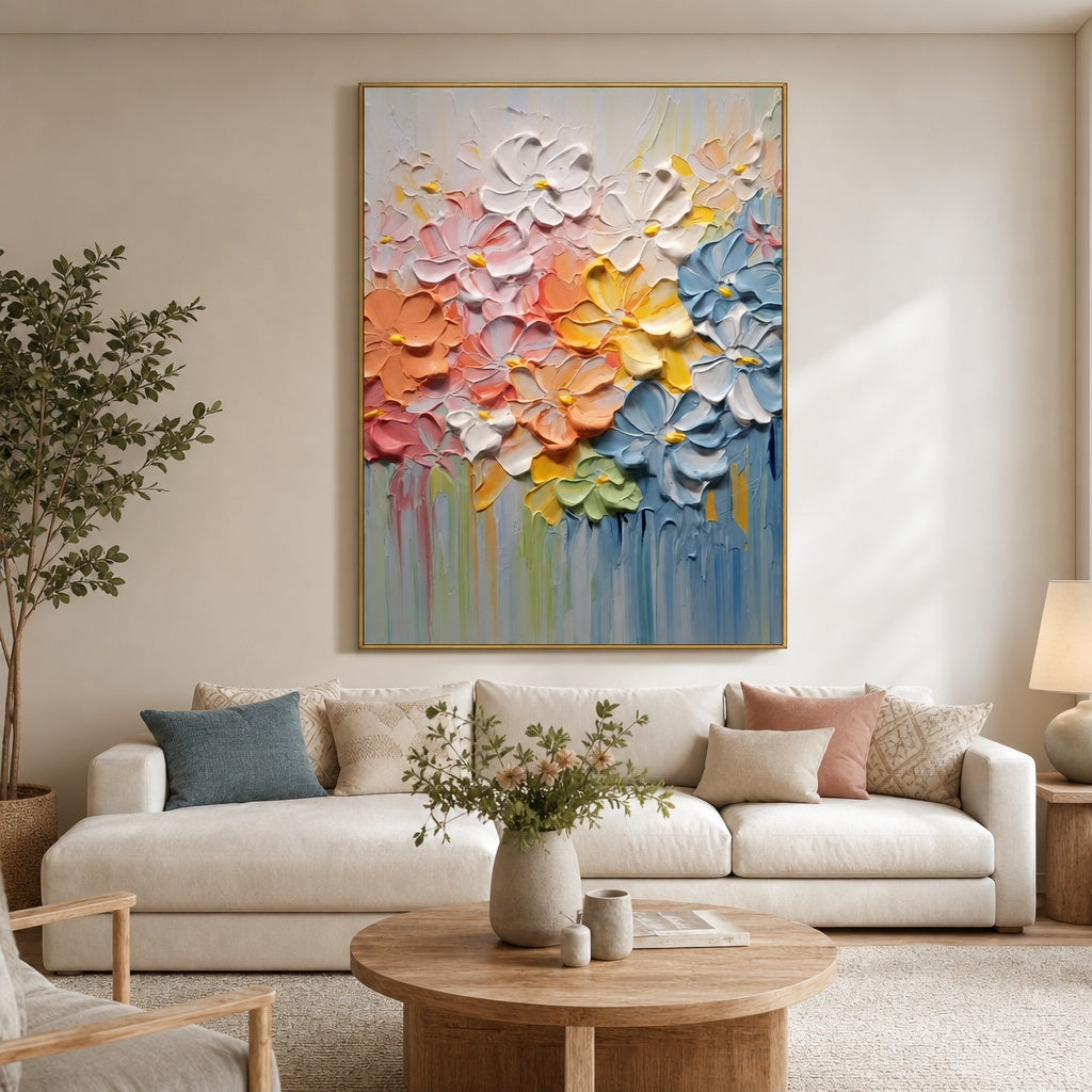 Pastel Flower Cascade