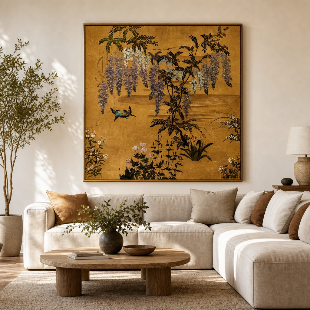 Golden Wisteria Garden