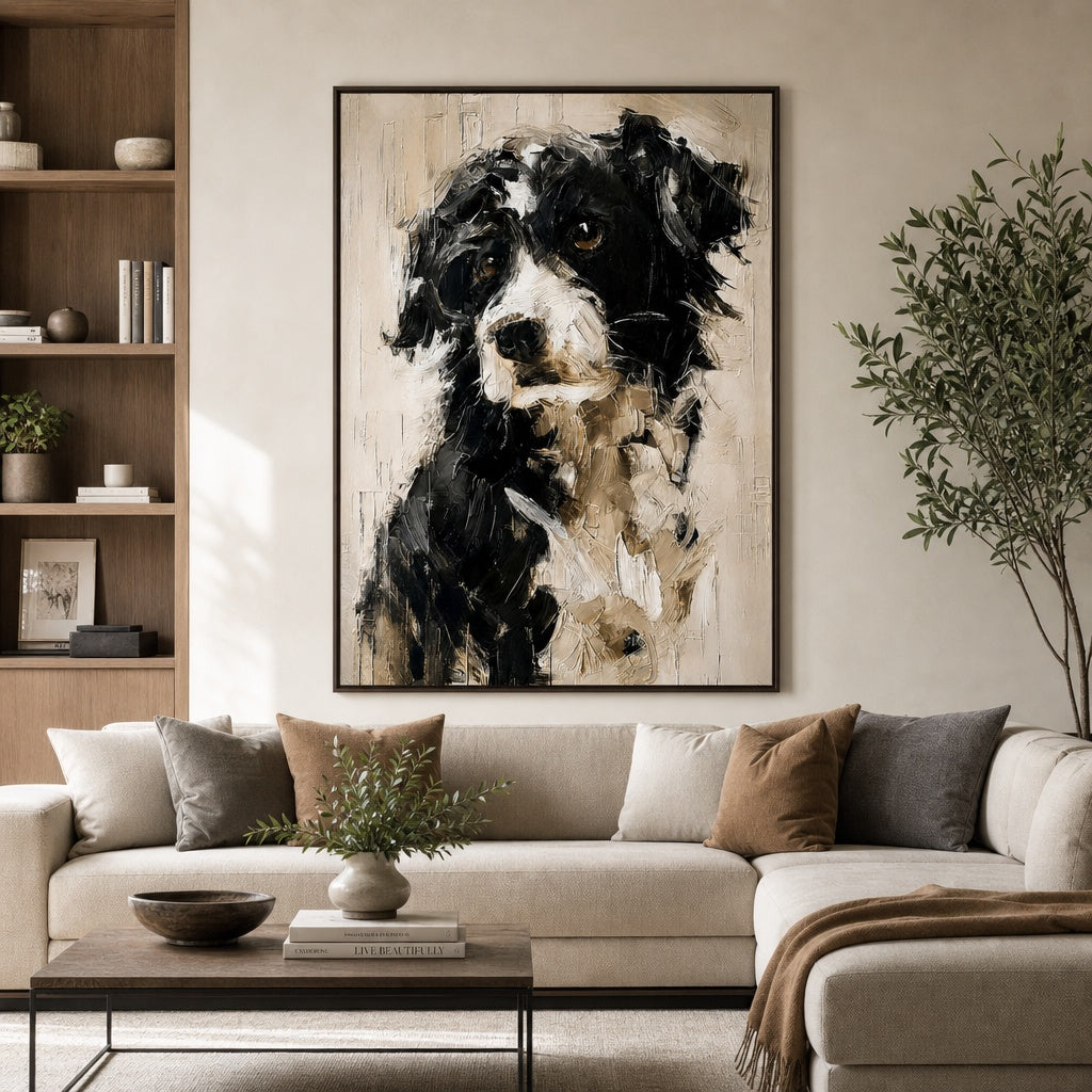 Timeless Border Collie Portrait