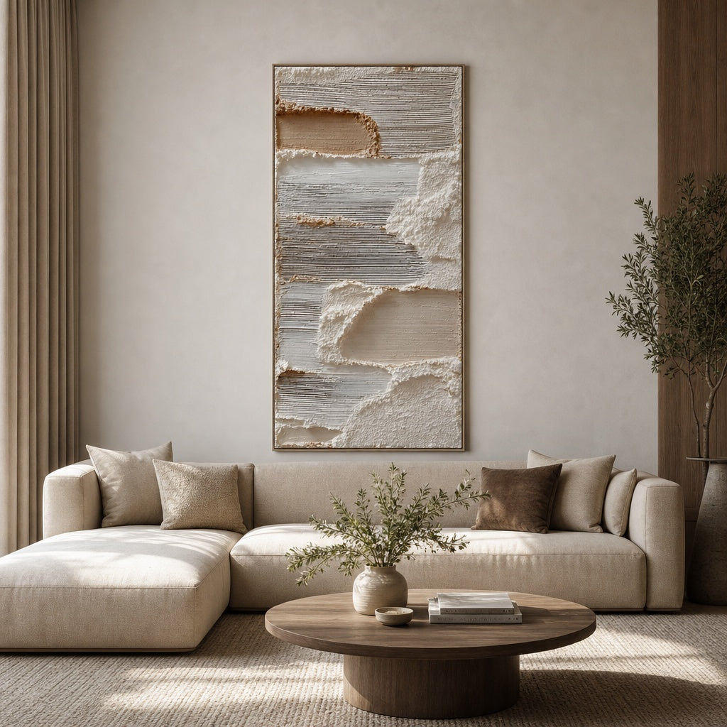 Textured Ivory Layers