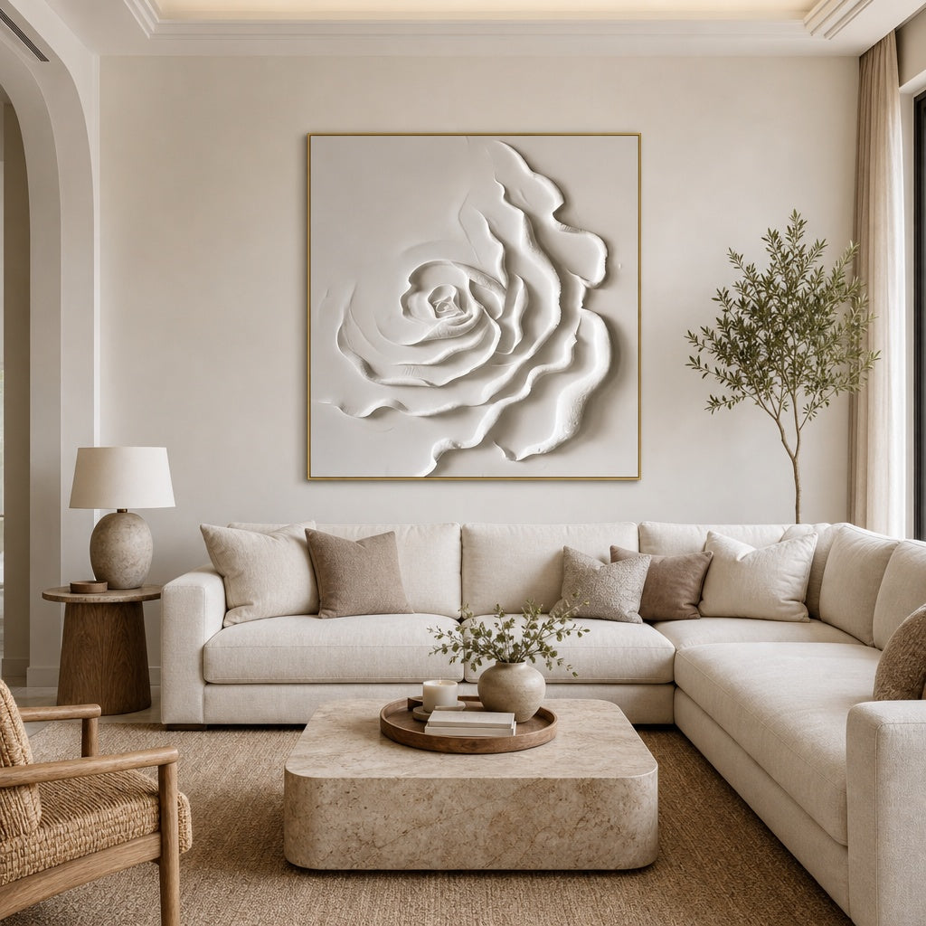 Ivory Rose Relief