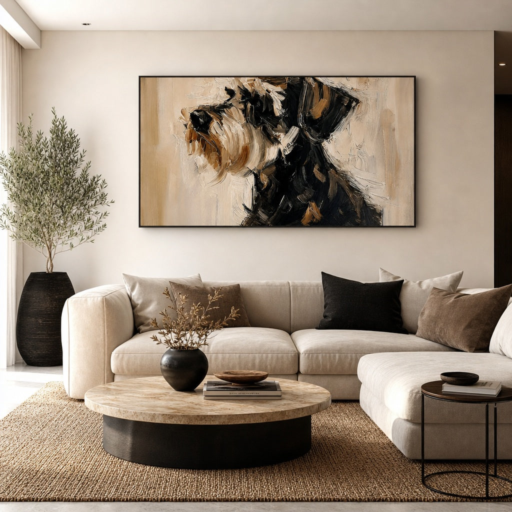 Abstract Canine Elegance