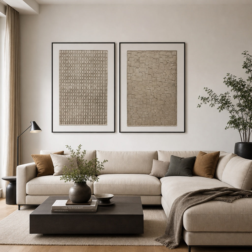 Minimal Texture Grid Duo