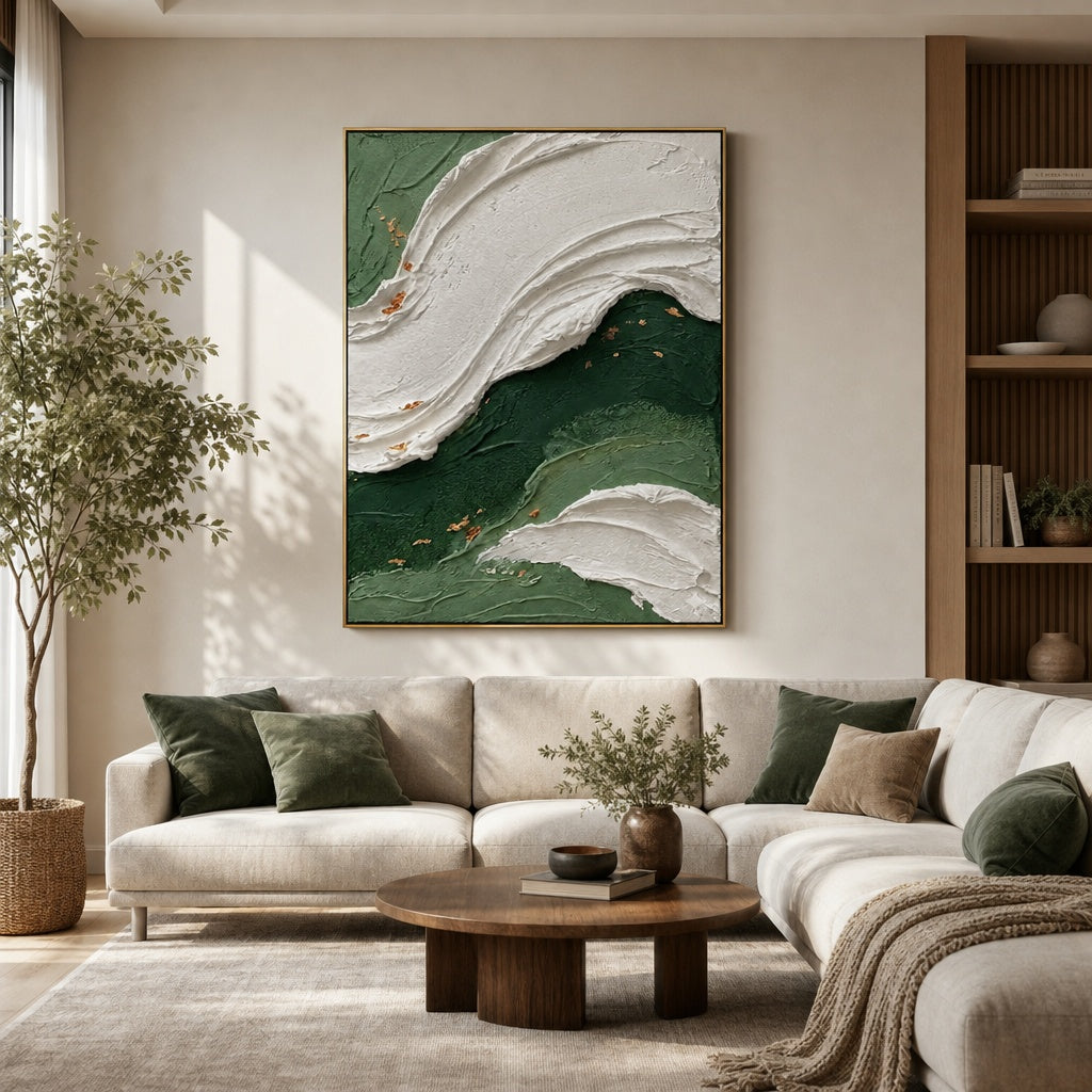 Emerald Ivory Flow