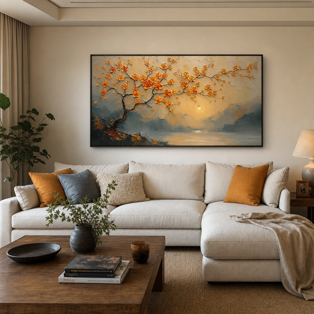 Golden Blossom Sunset