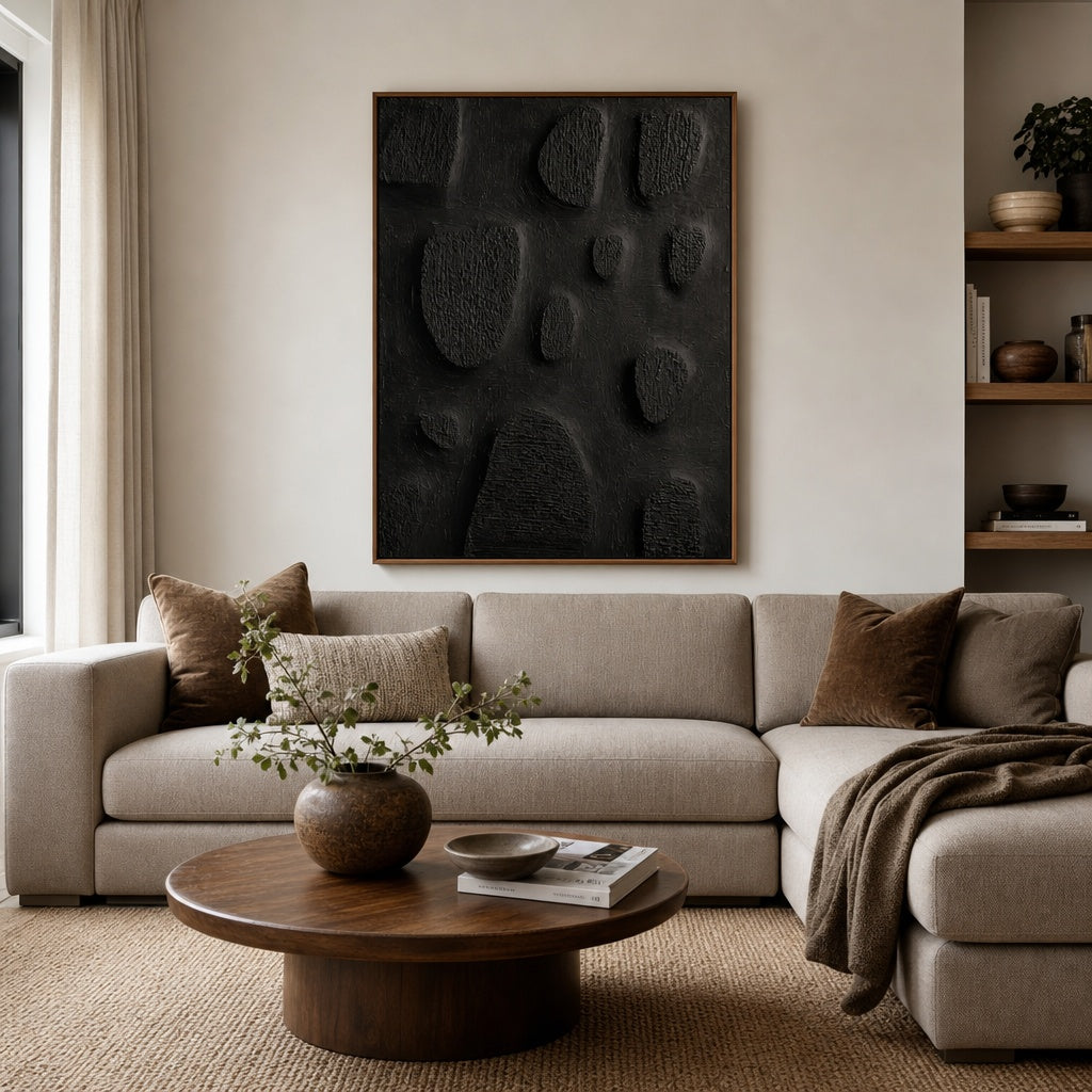 Dark Sculptural Texture