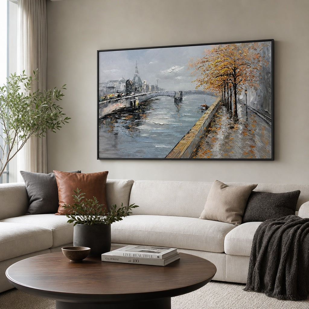 Autumn Seine Reflections