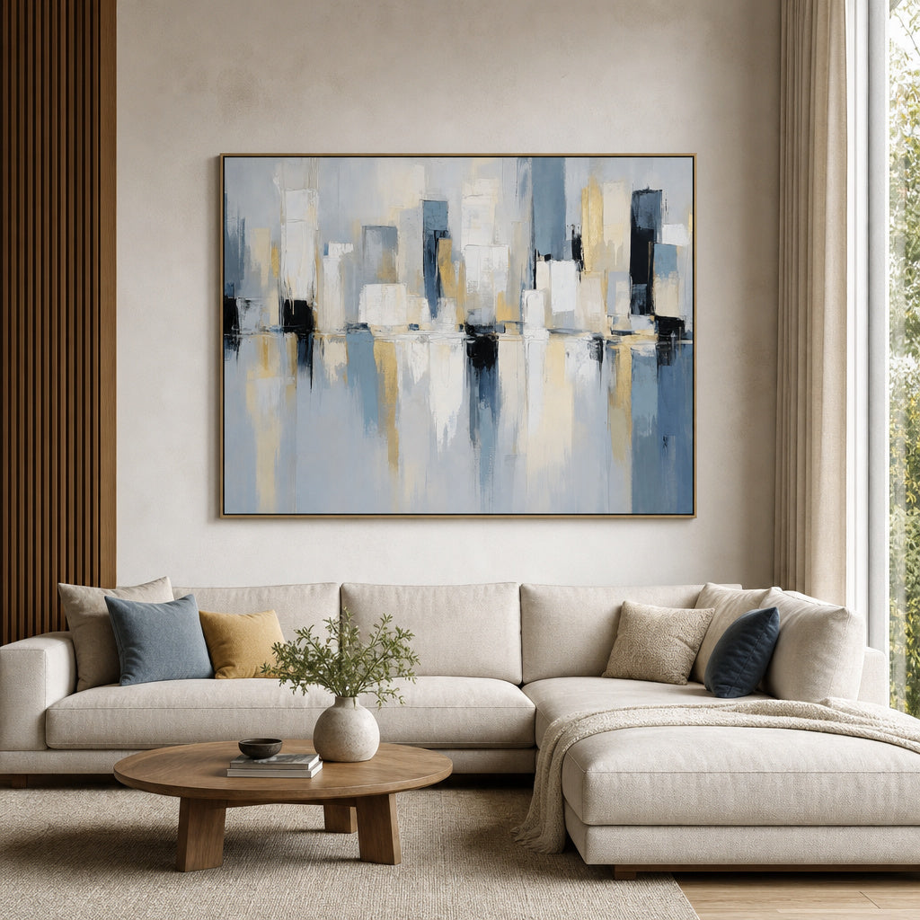 Blue Skyline Reflections