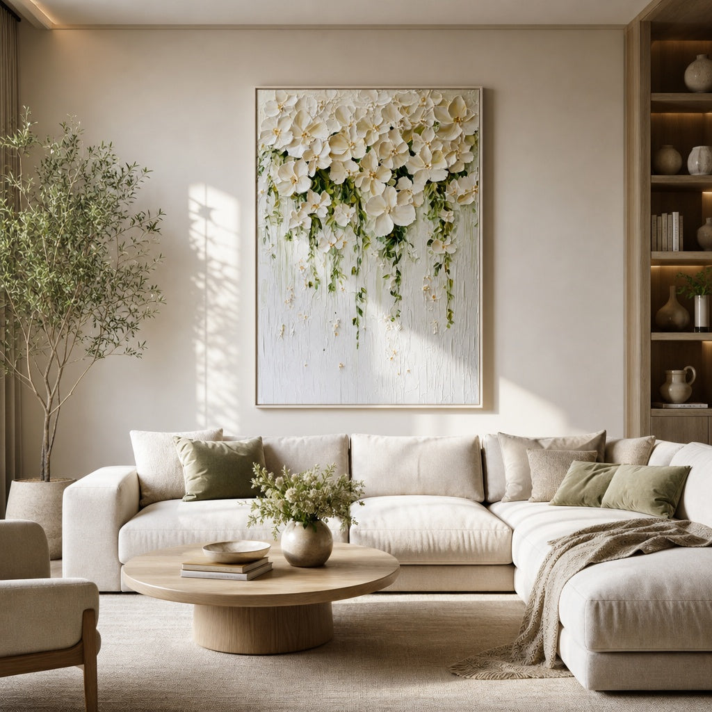 Cascading White Blossoms