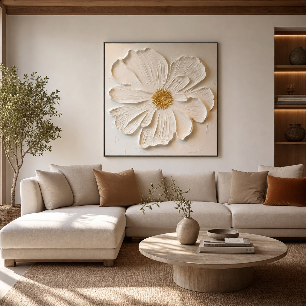 Ivory Daisy Relief