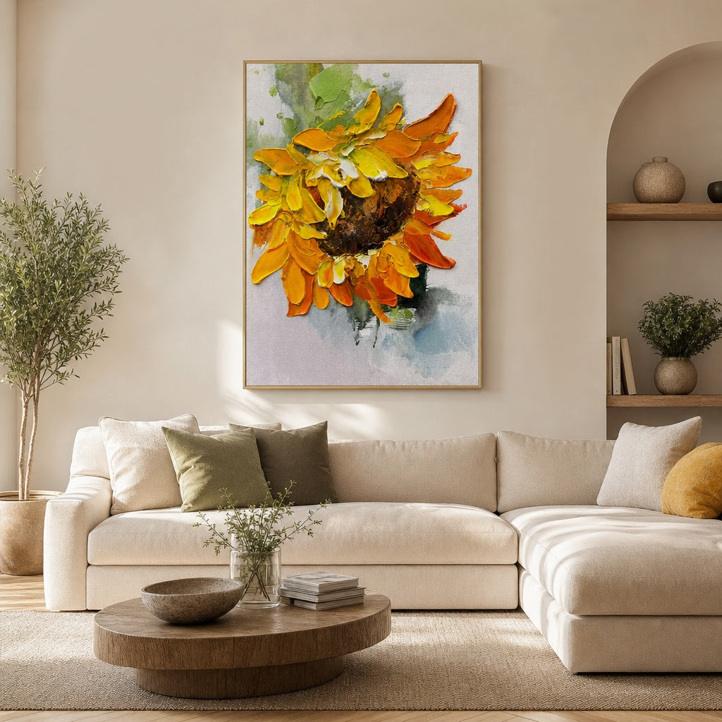 Golden Sunflower Bloom