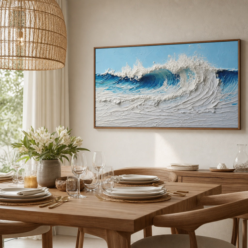 Blue Cresting Wave