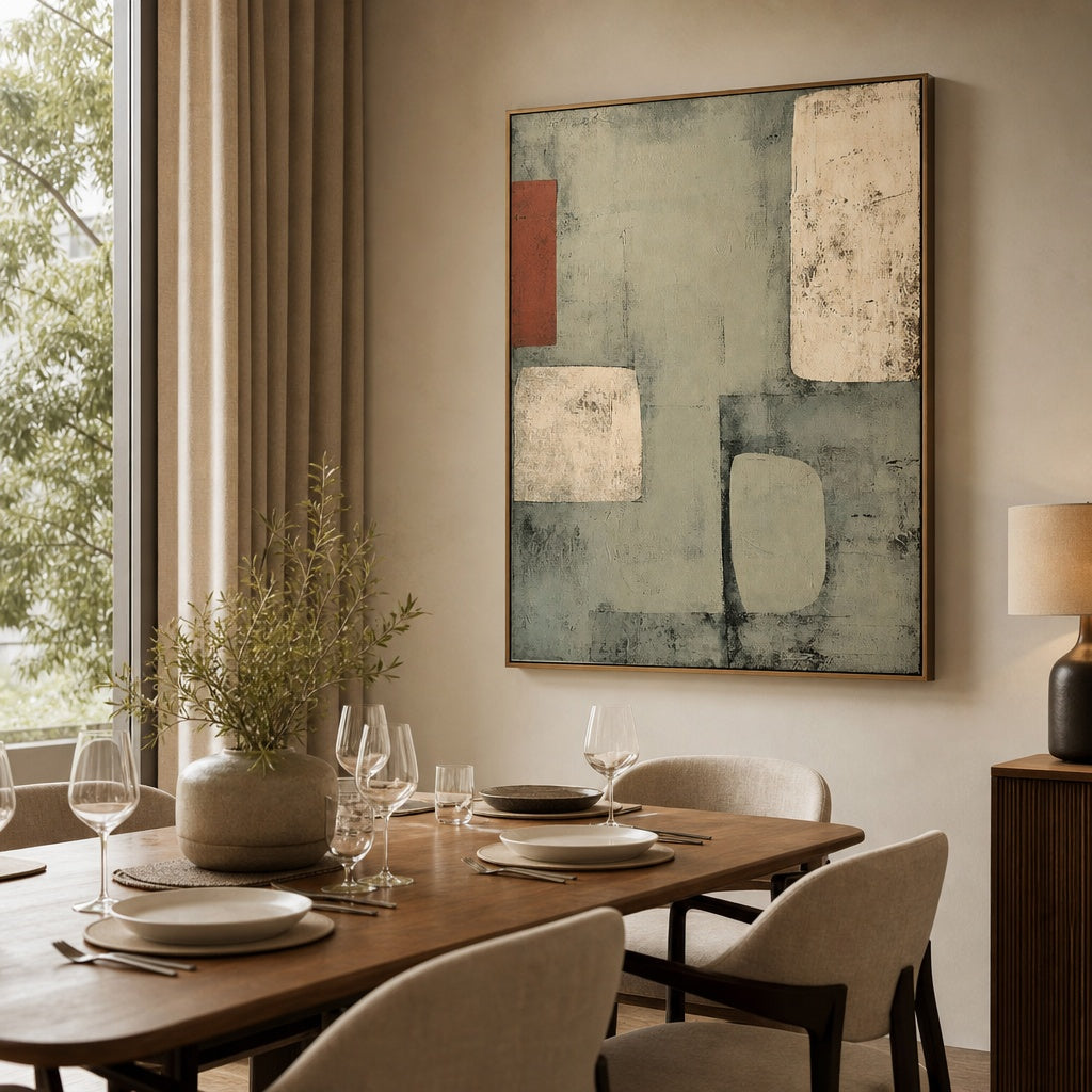Muted Geometric Harmony