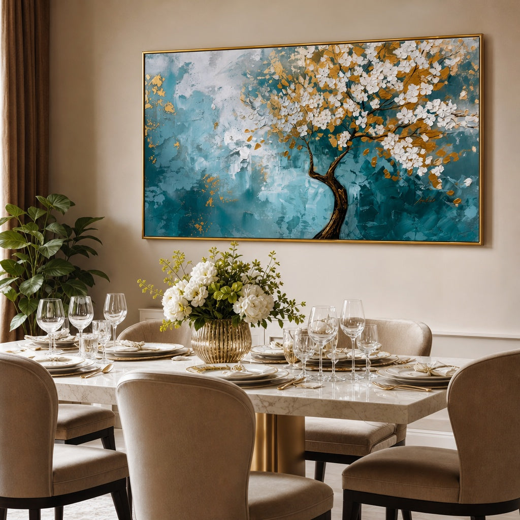 Azure Blossom Tree Harmony