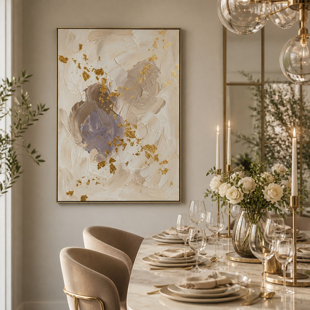 Lavender Gilded Drift