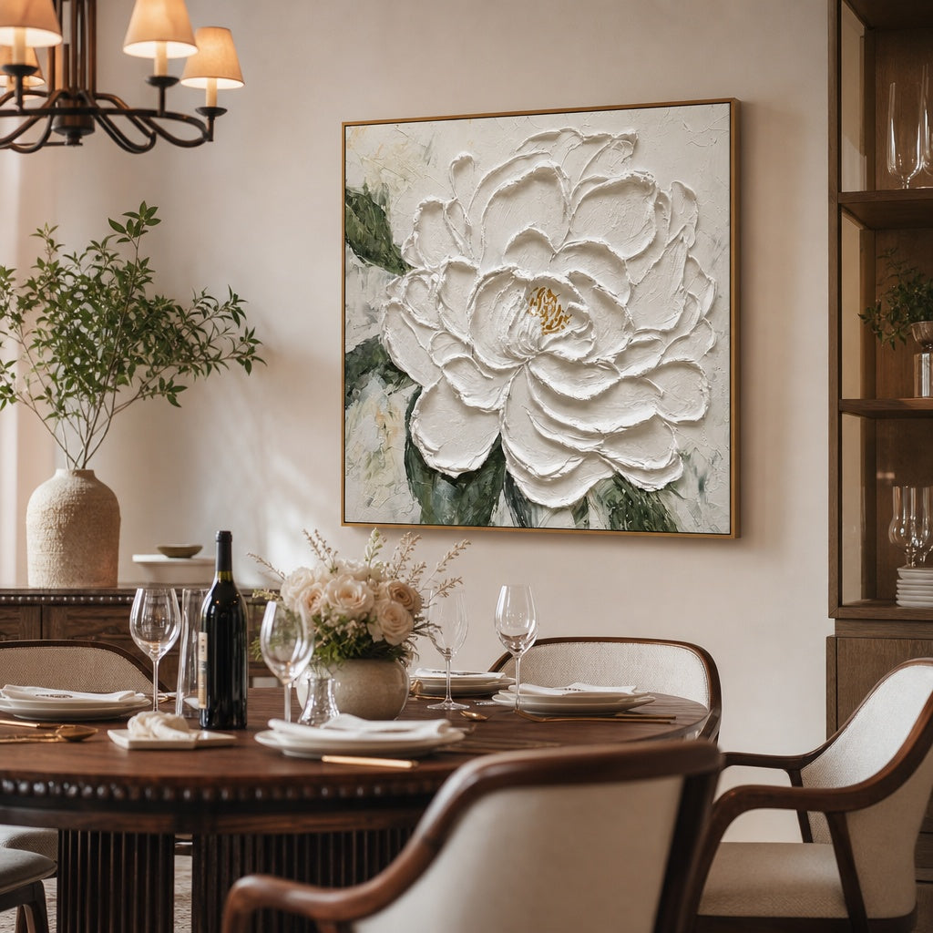 White Peony Elegance