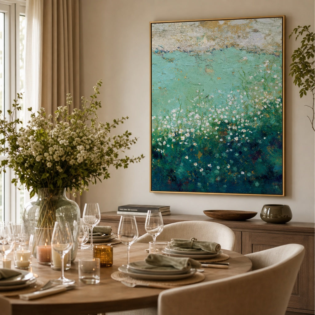 Aqua Meadow Bloom