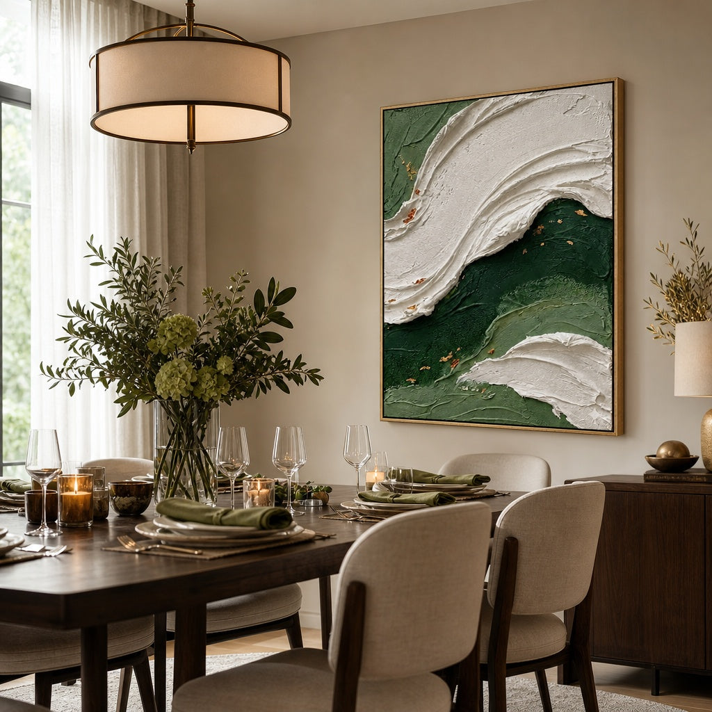Emerald Ivory Flow