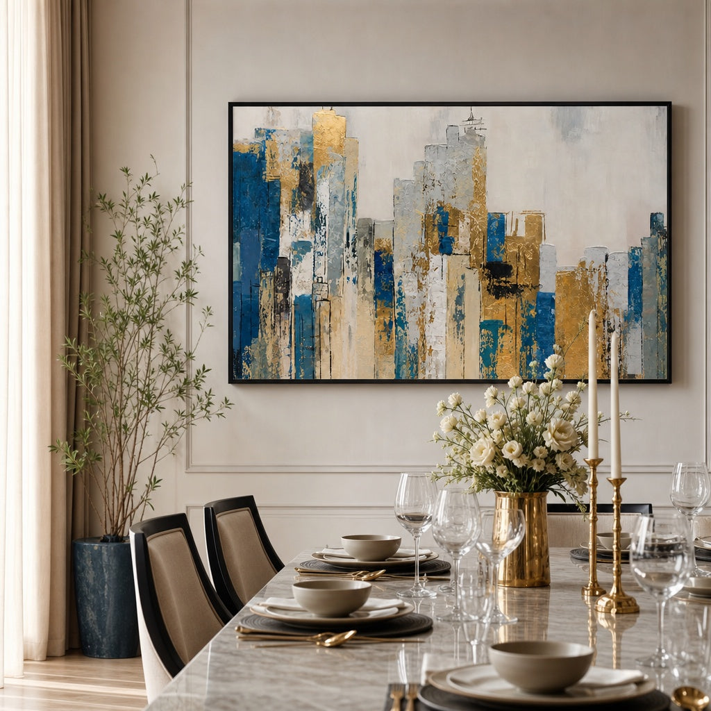 Gilded Blue Skyline