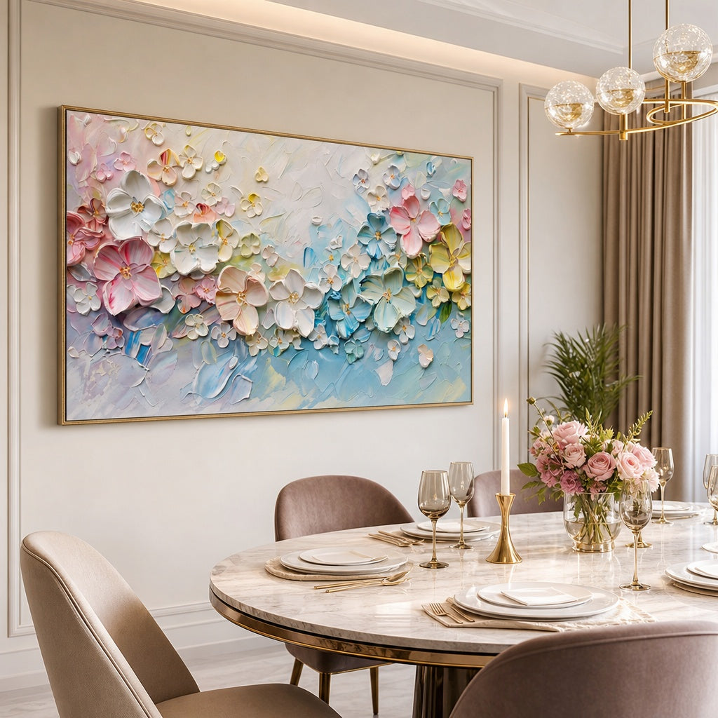 Pastel Blossom Relief