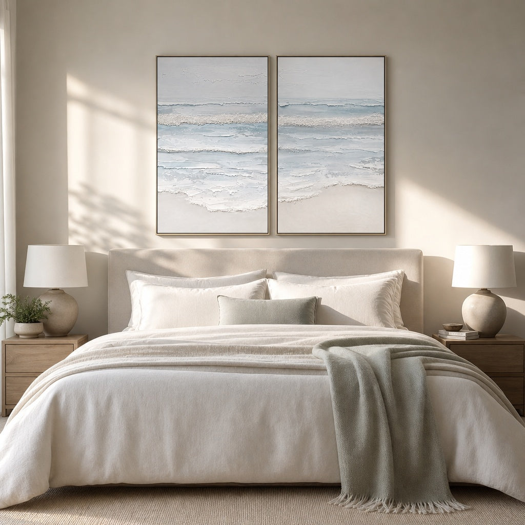 Soft Coastal Diptych