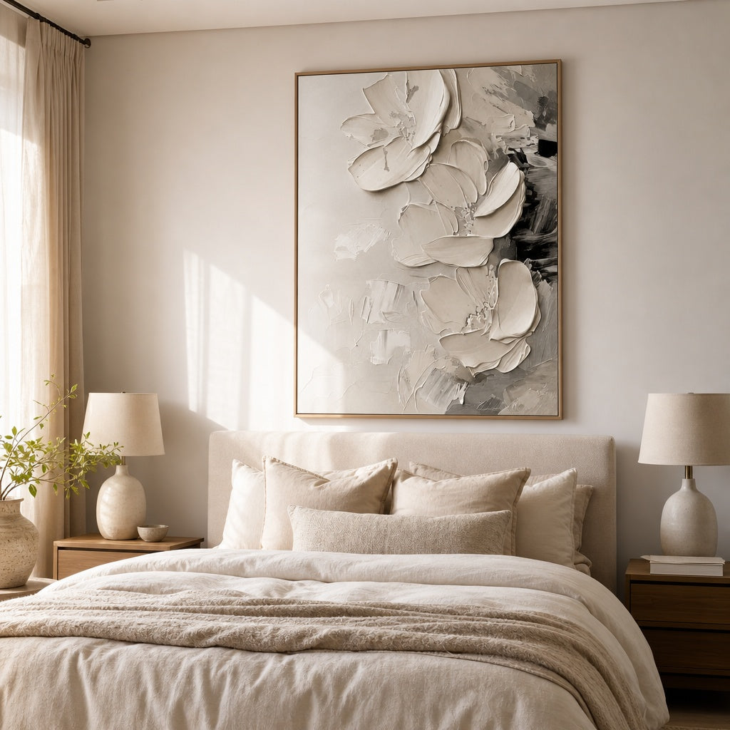 Ivory Petal Cascade