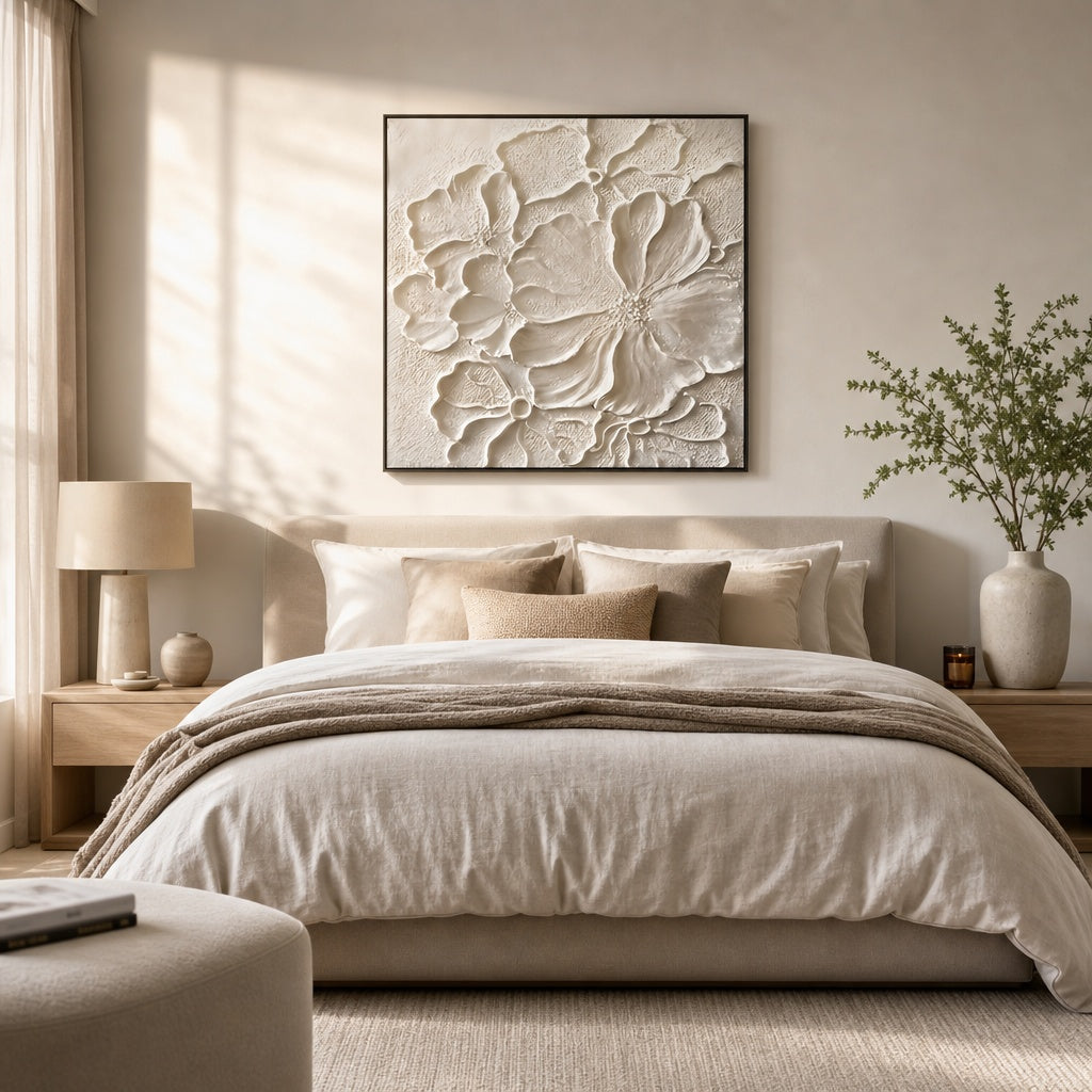 White Petal Relief