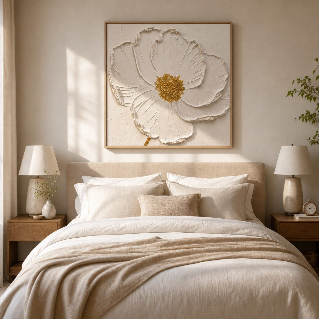 Ivory Golden Bloom