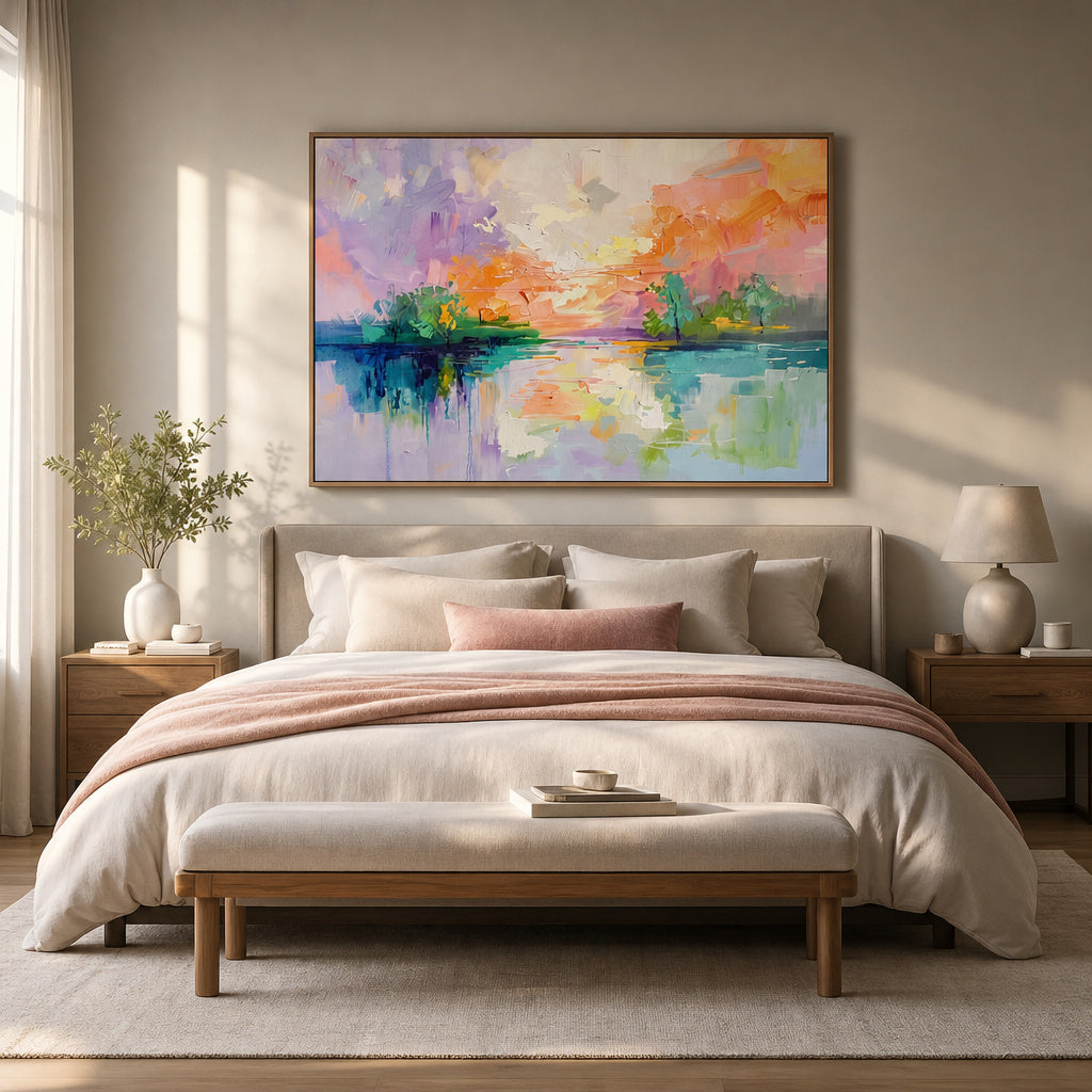 Pastel Lake Reverie