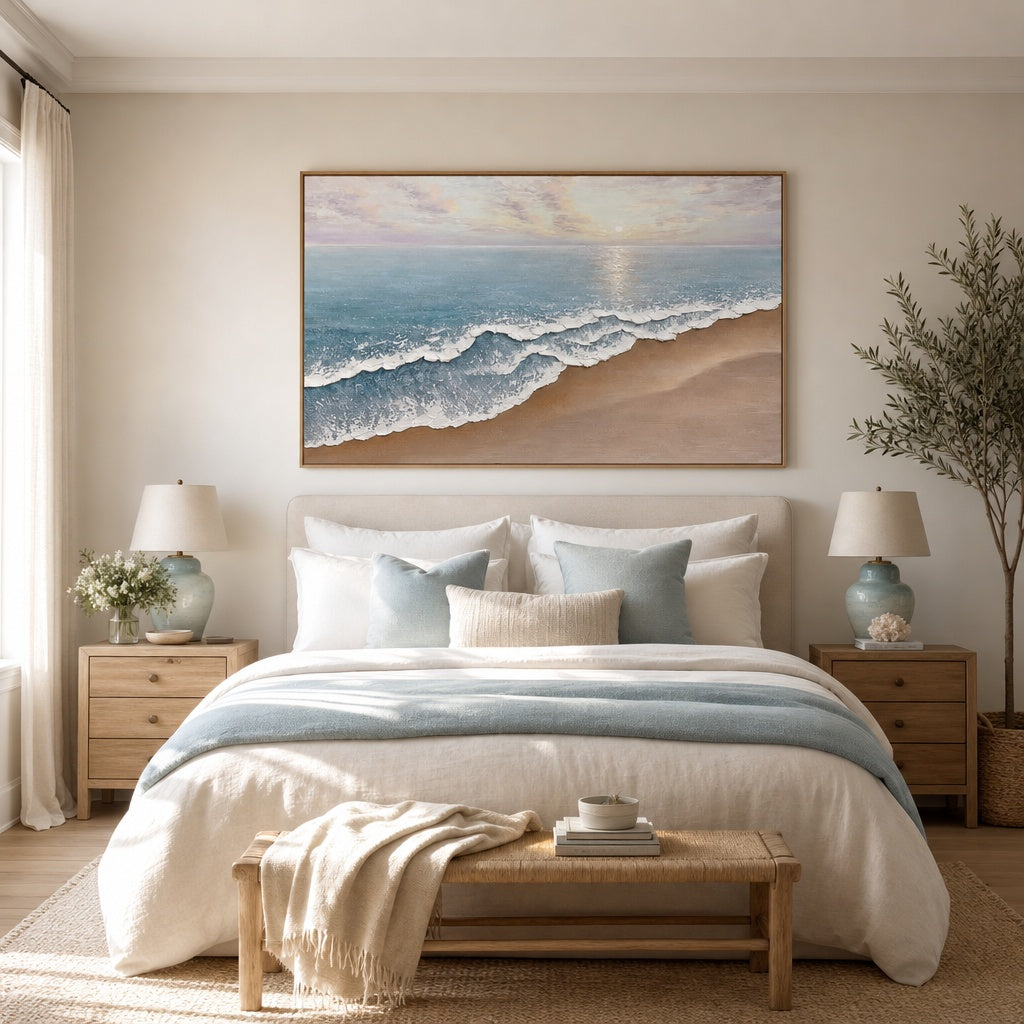 Sunlit Shoreline Calm