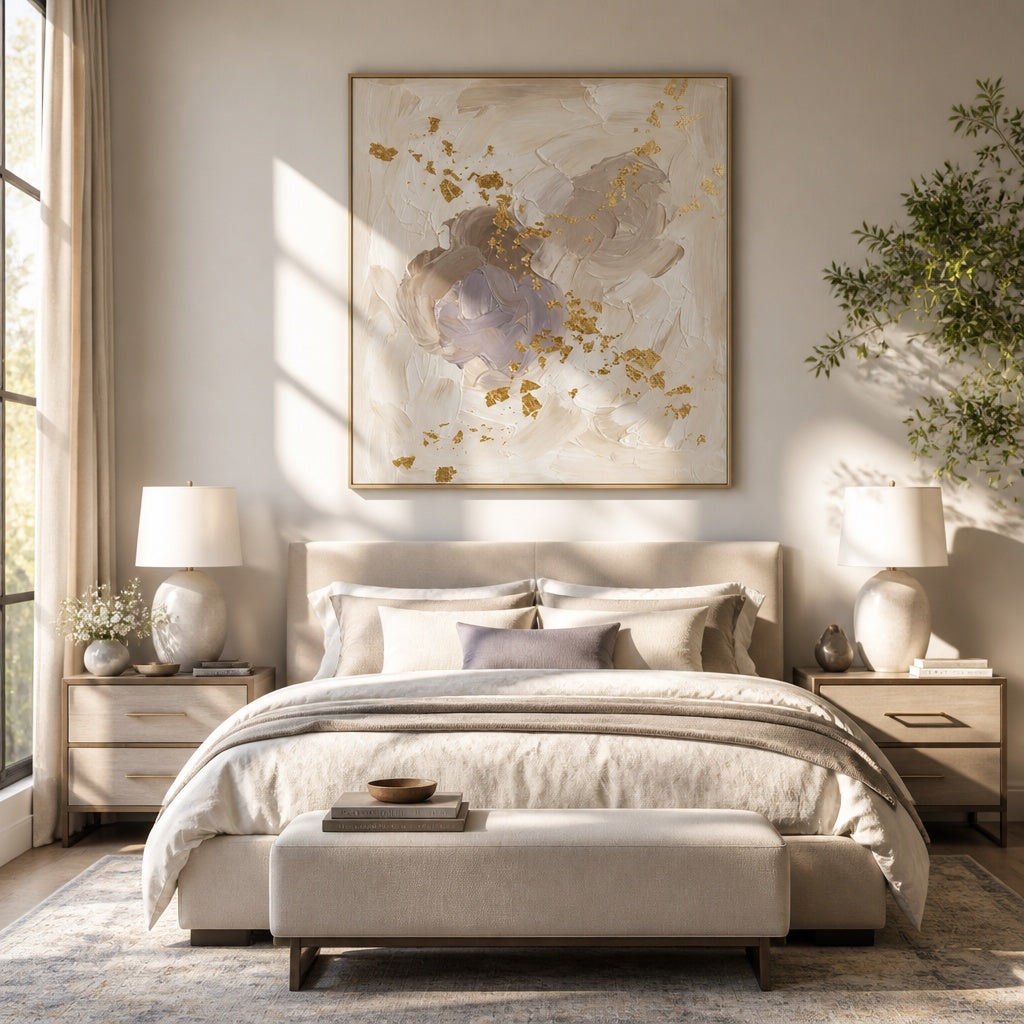 Lavender Gilded Drift