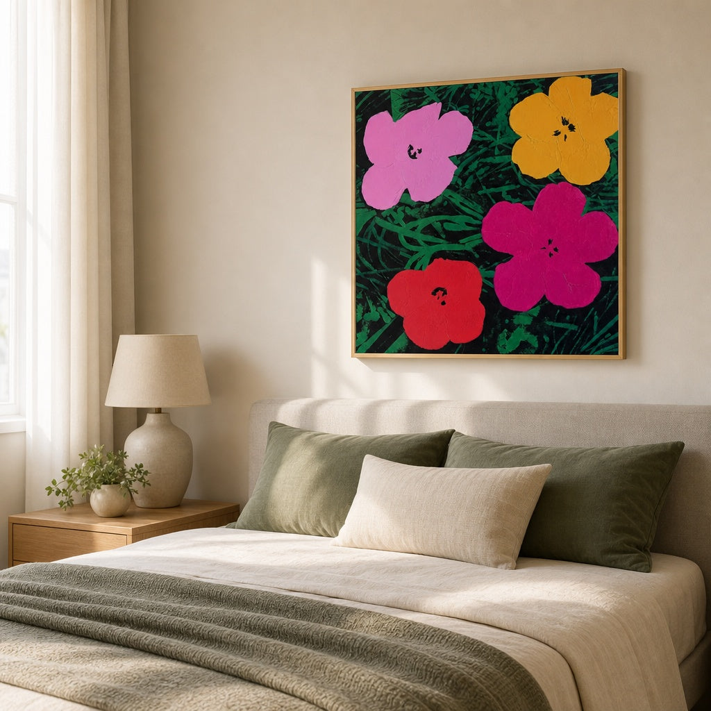 Vivid Pop Floral Garden