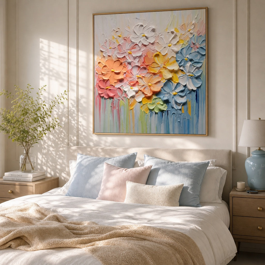Pastel Flower Cascade
