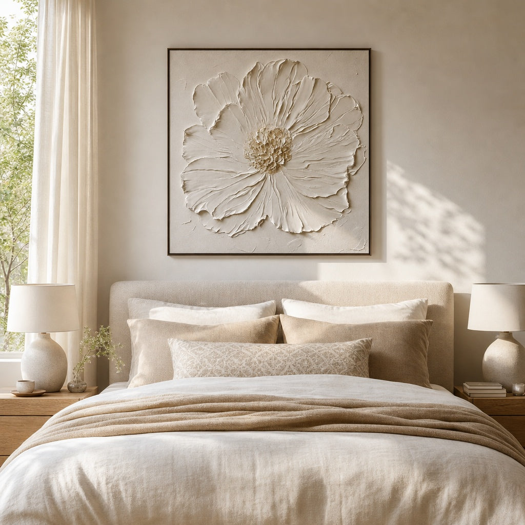 Ivory Blossom Relief