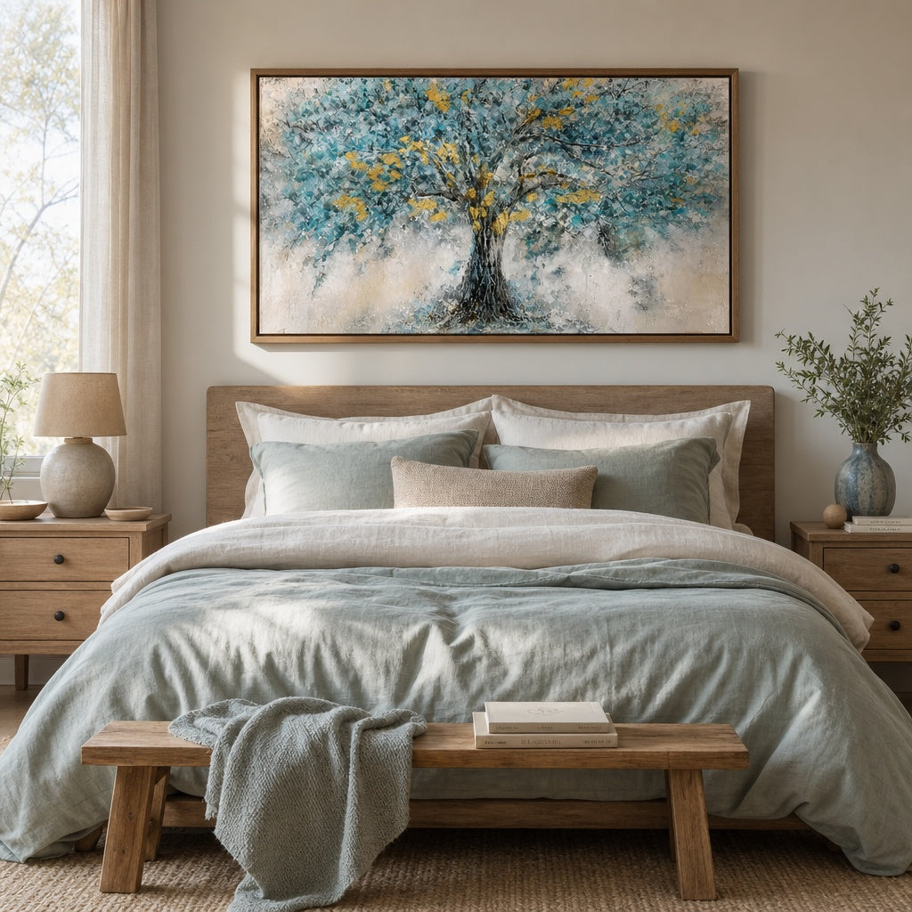 Aqua Golden Tree