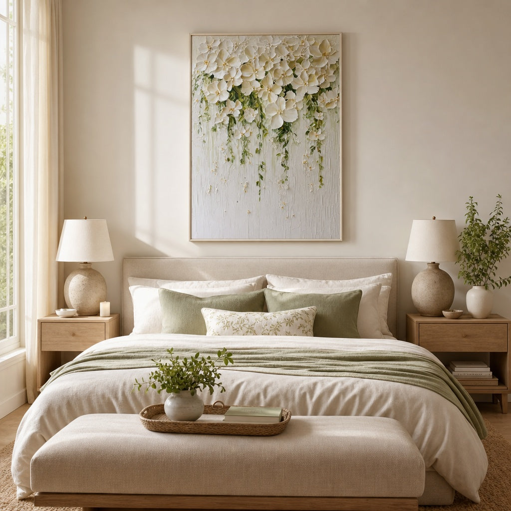 Cascading White Blossoms