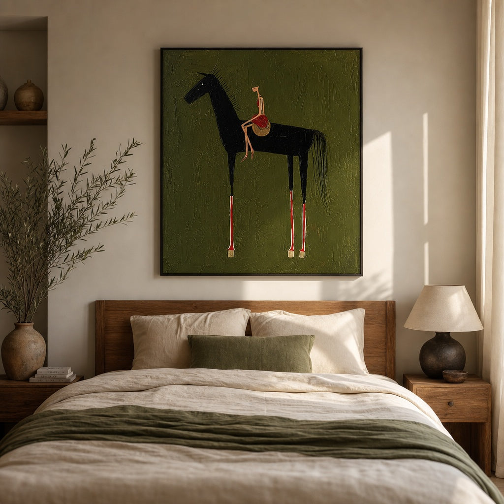 Black Horse Rider