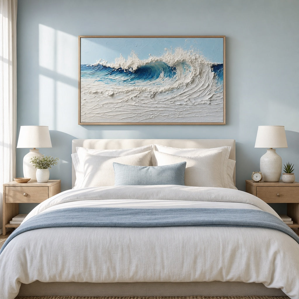 Blue Cresting Wave