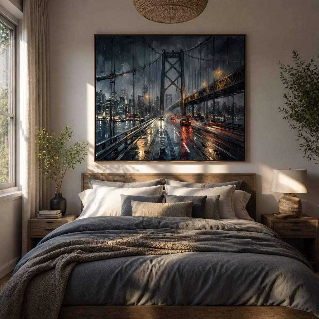 Midnight Bridge Crossing