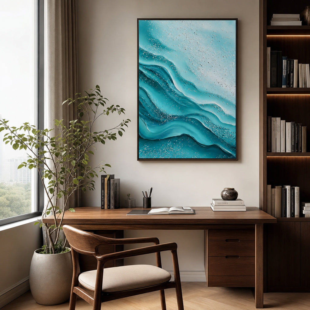 Turquoise Wave Flow