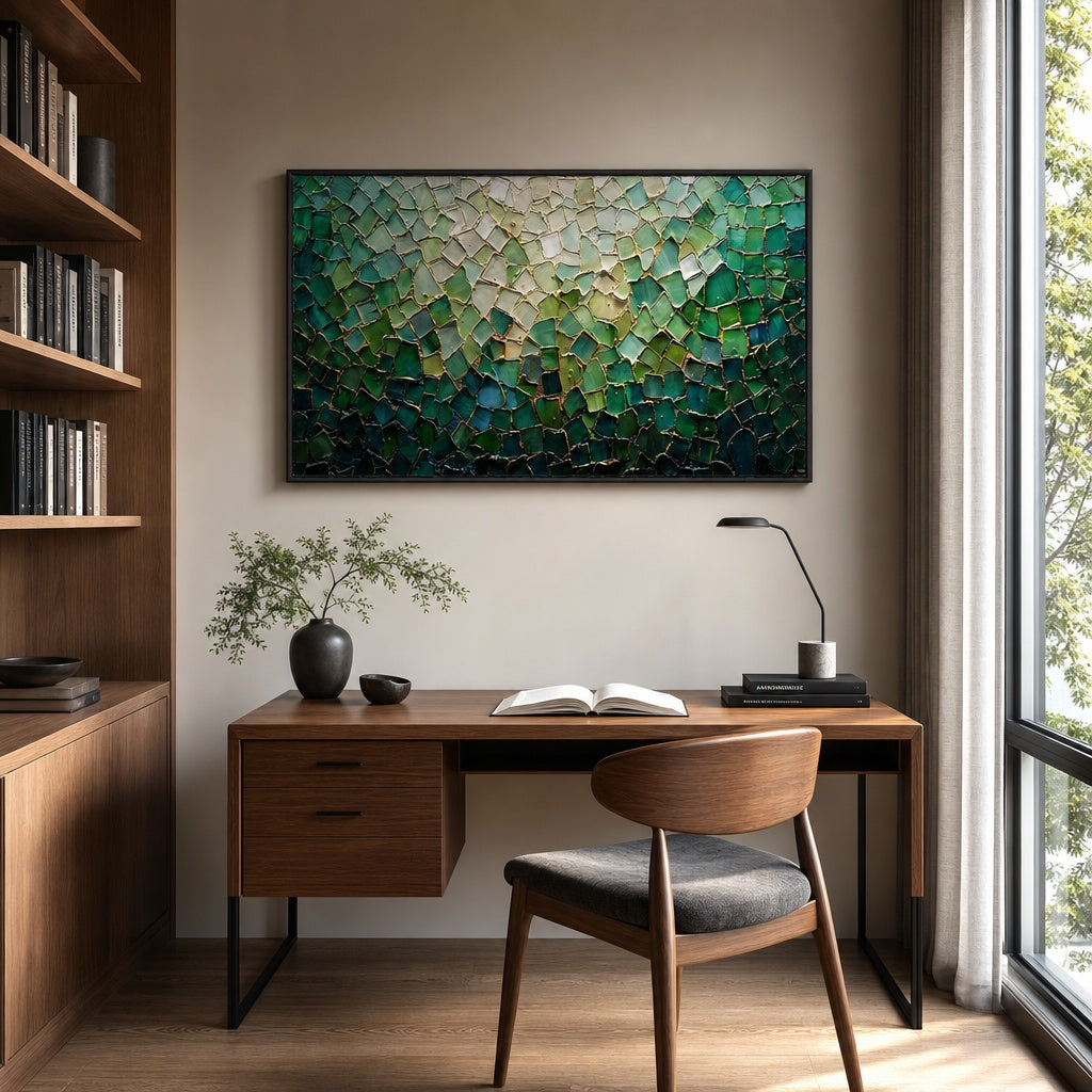 Emerald Mosaic Flow