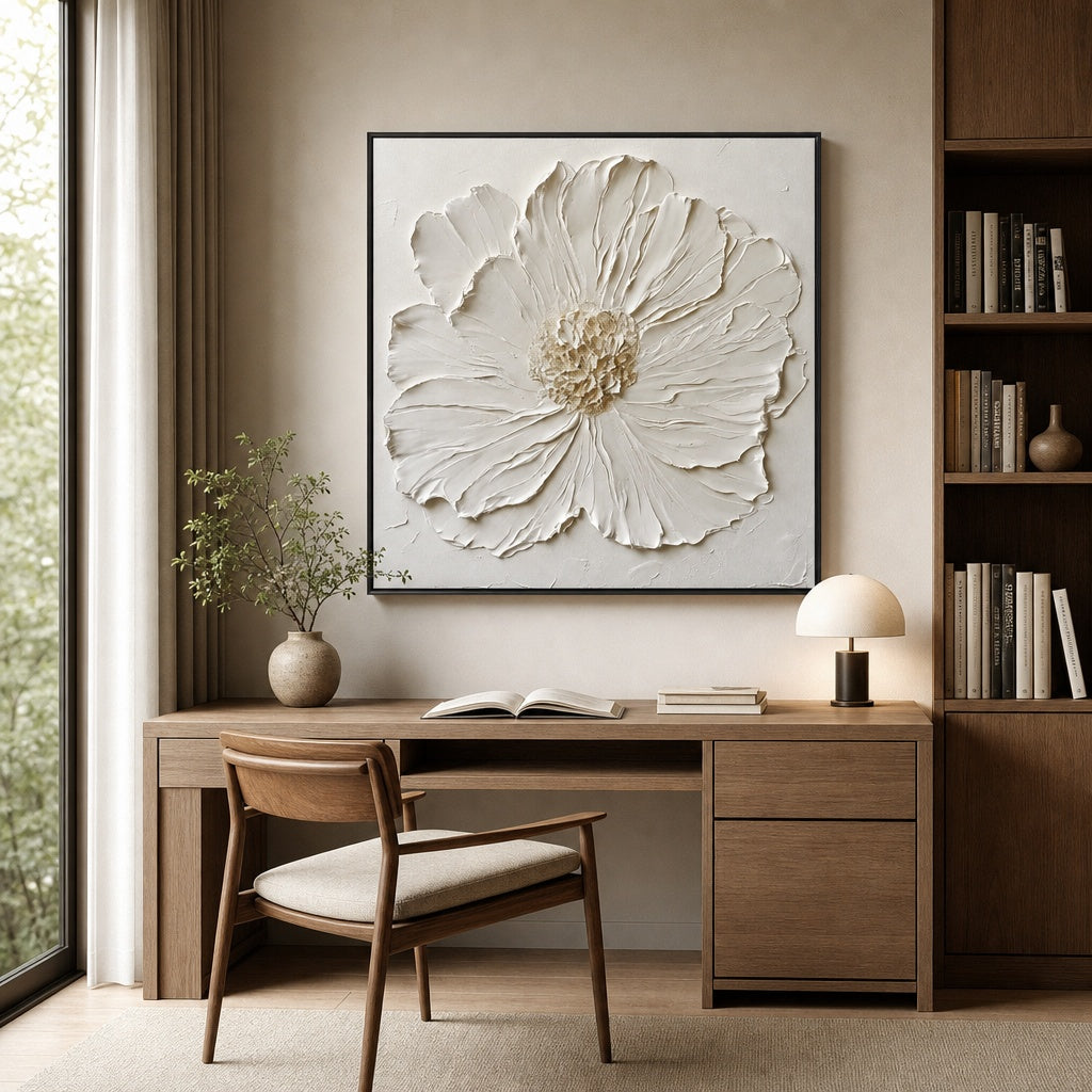 Ivory Blossom Relief