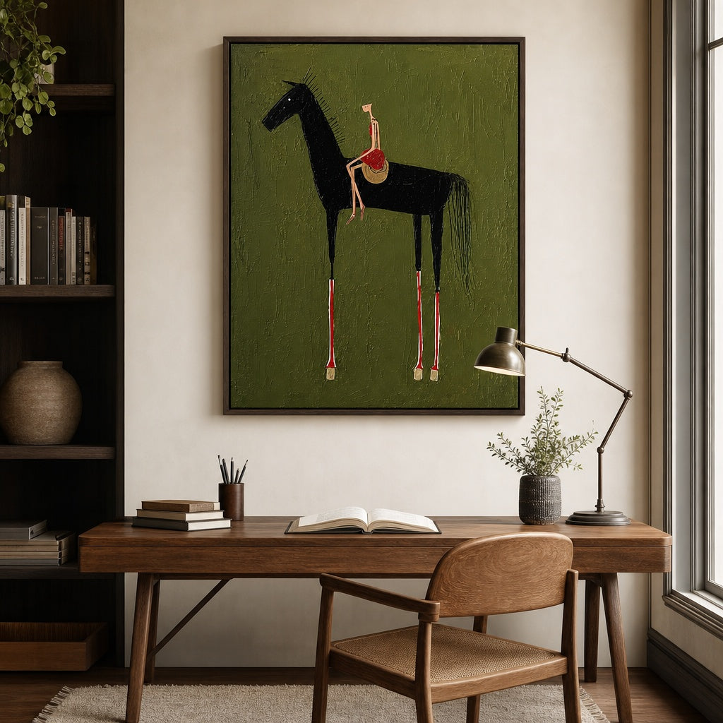 Black Horse Rider