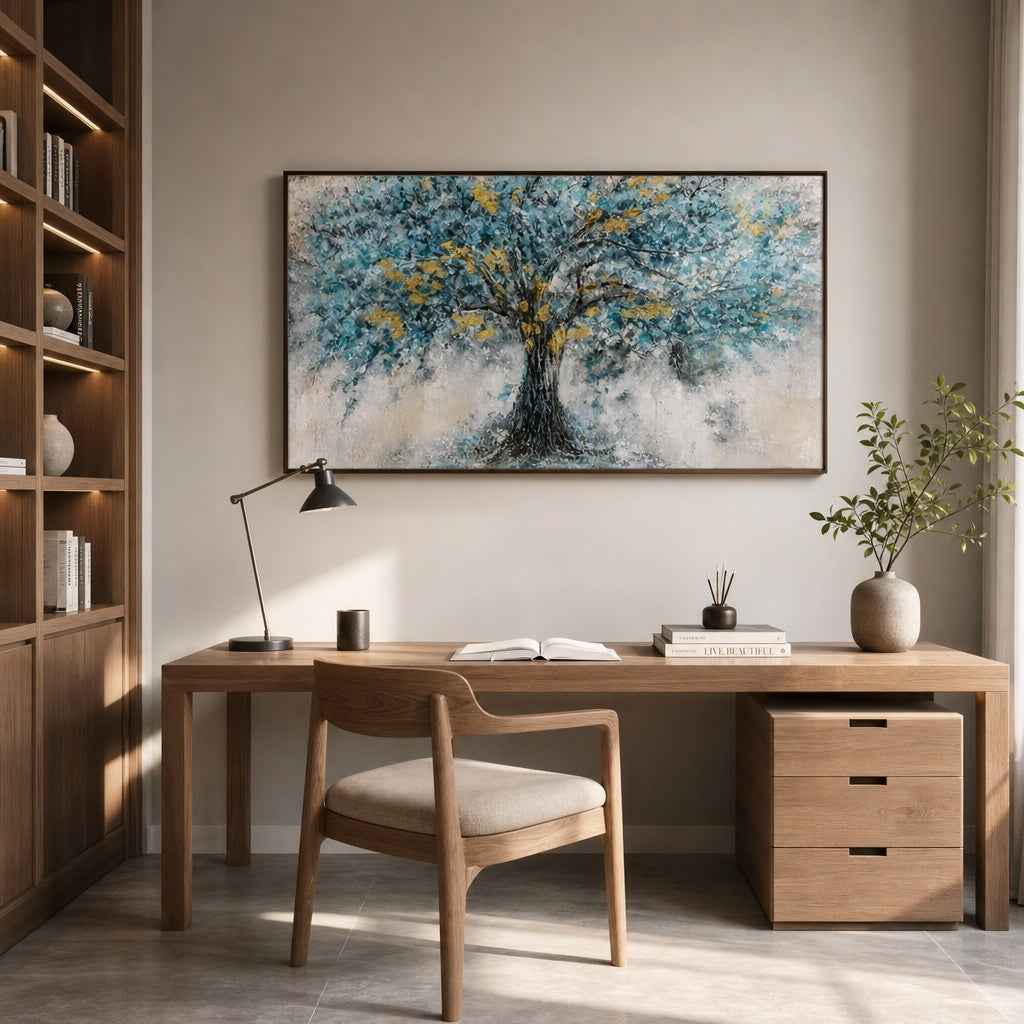 Aqua Golden Tree