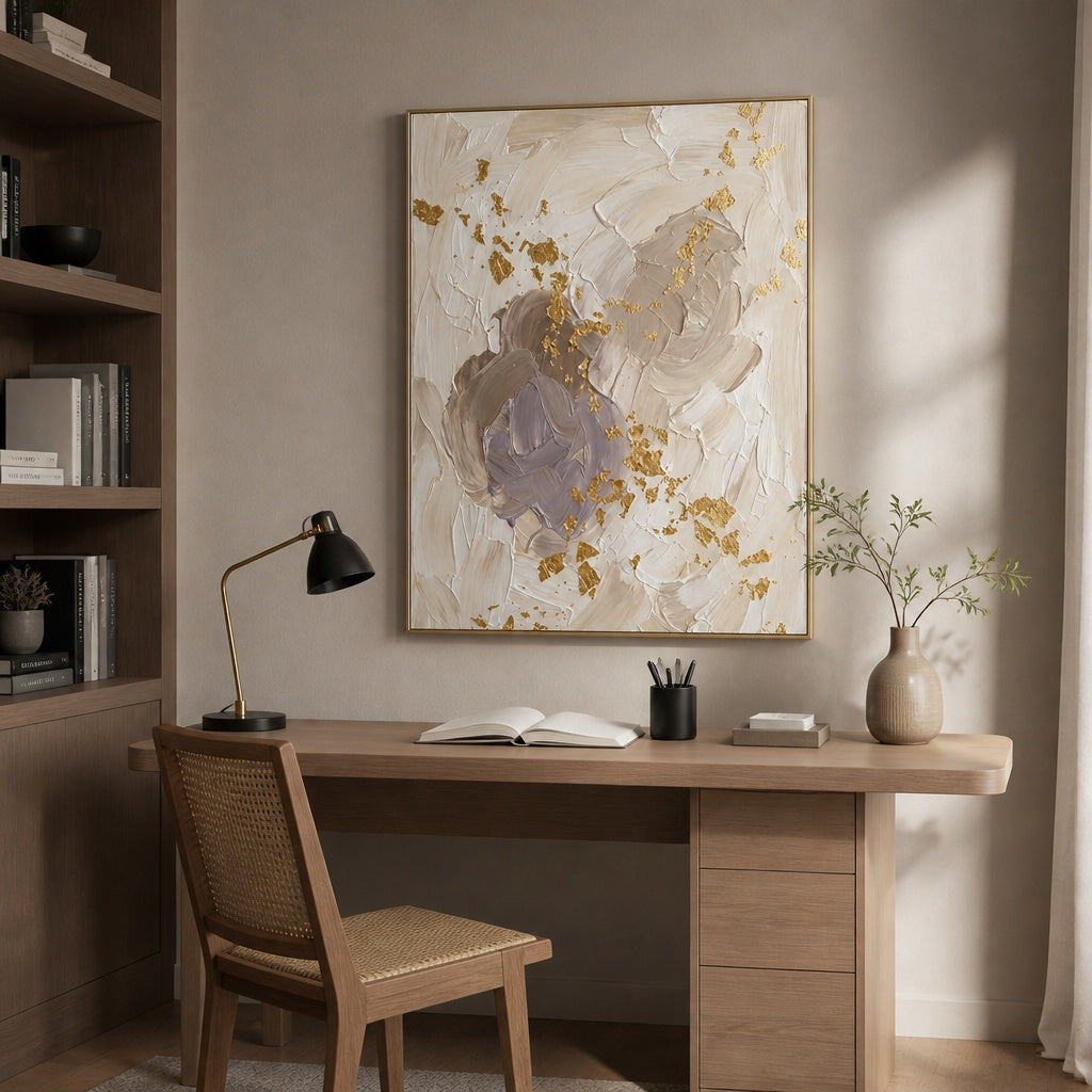 Lavender Gilded Drift